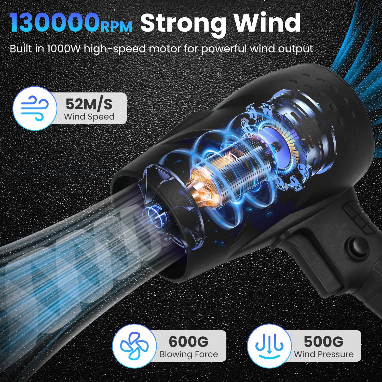 RPM Cordless Mini Leaf Blower