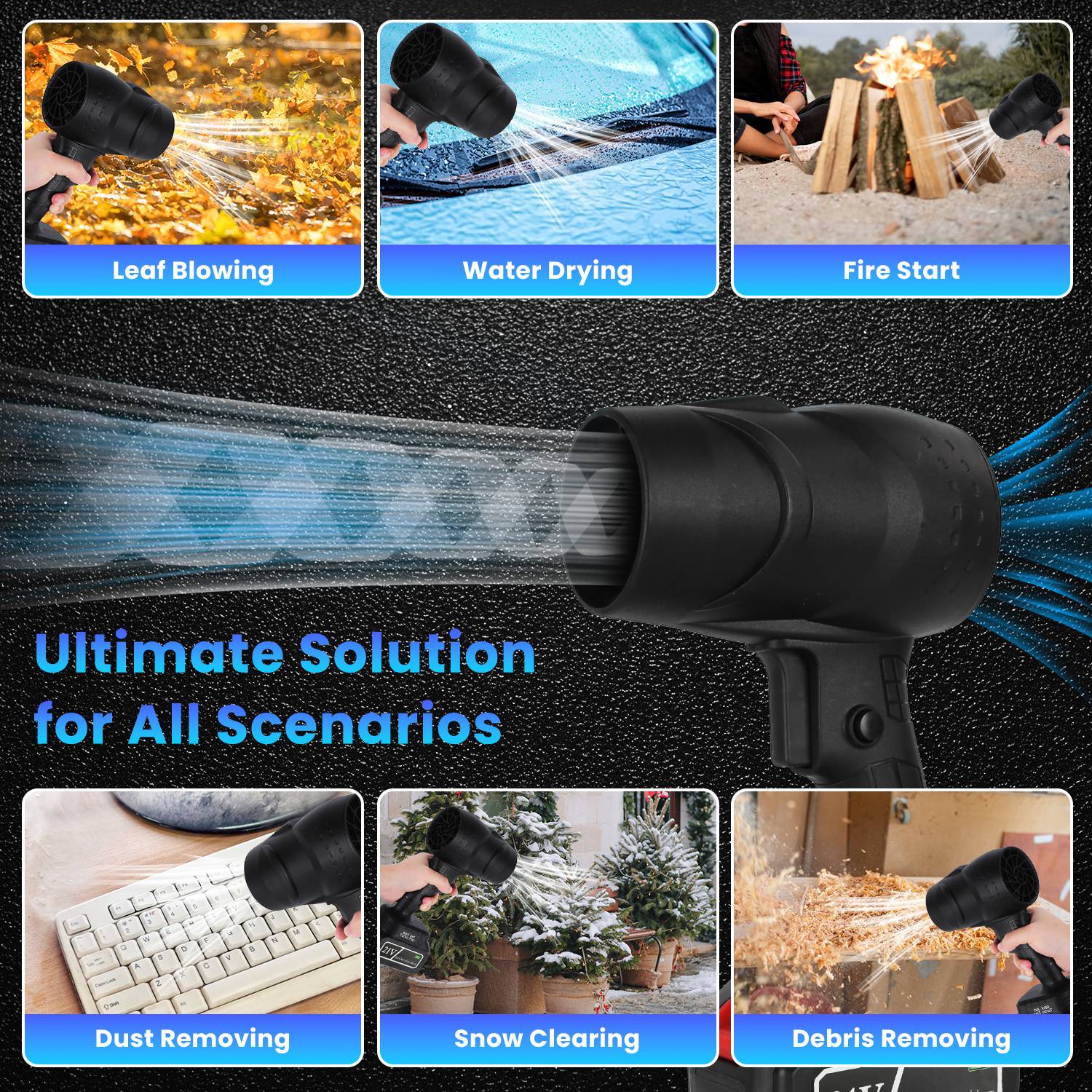 RPM Cordless Mini Leaf Blower