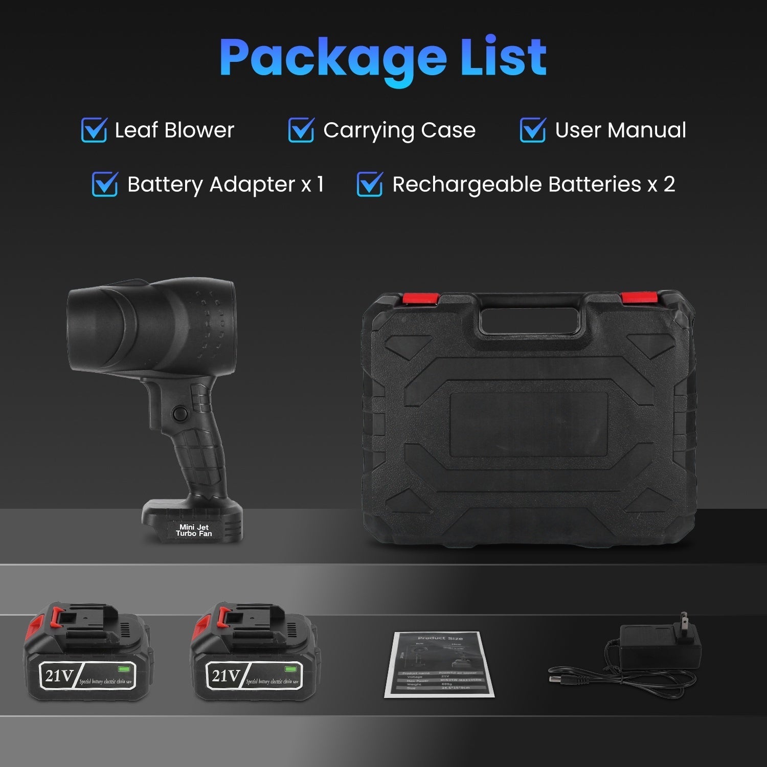 RPM Cordless Mini Leaf Blower